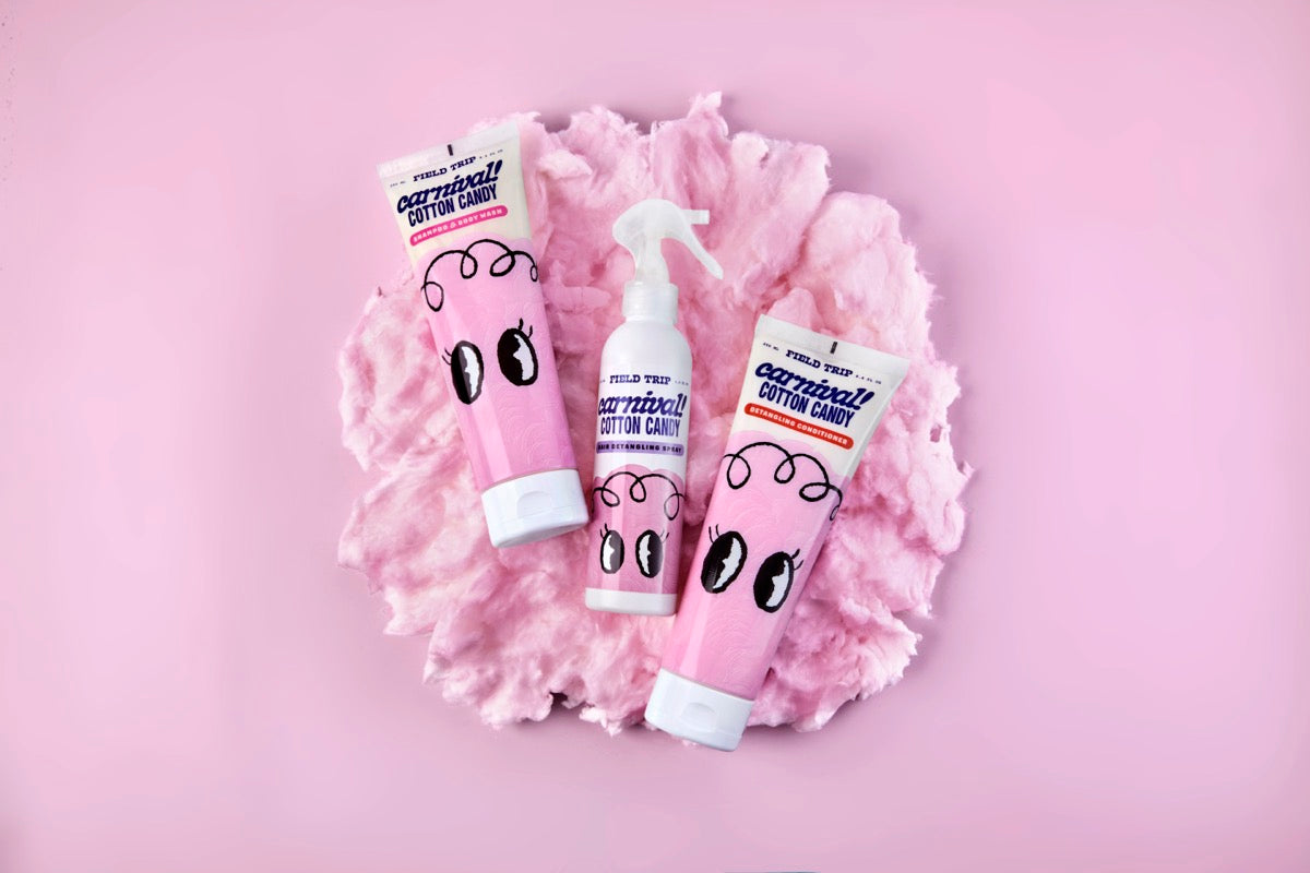 Happy Hair Set Close Up - Complete Kids Hair Care Routine