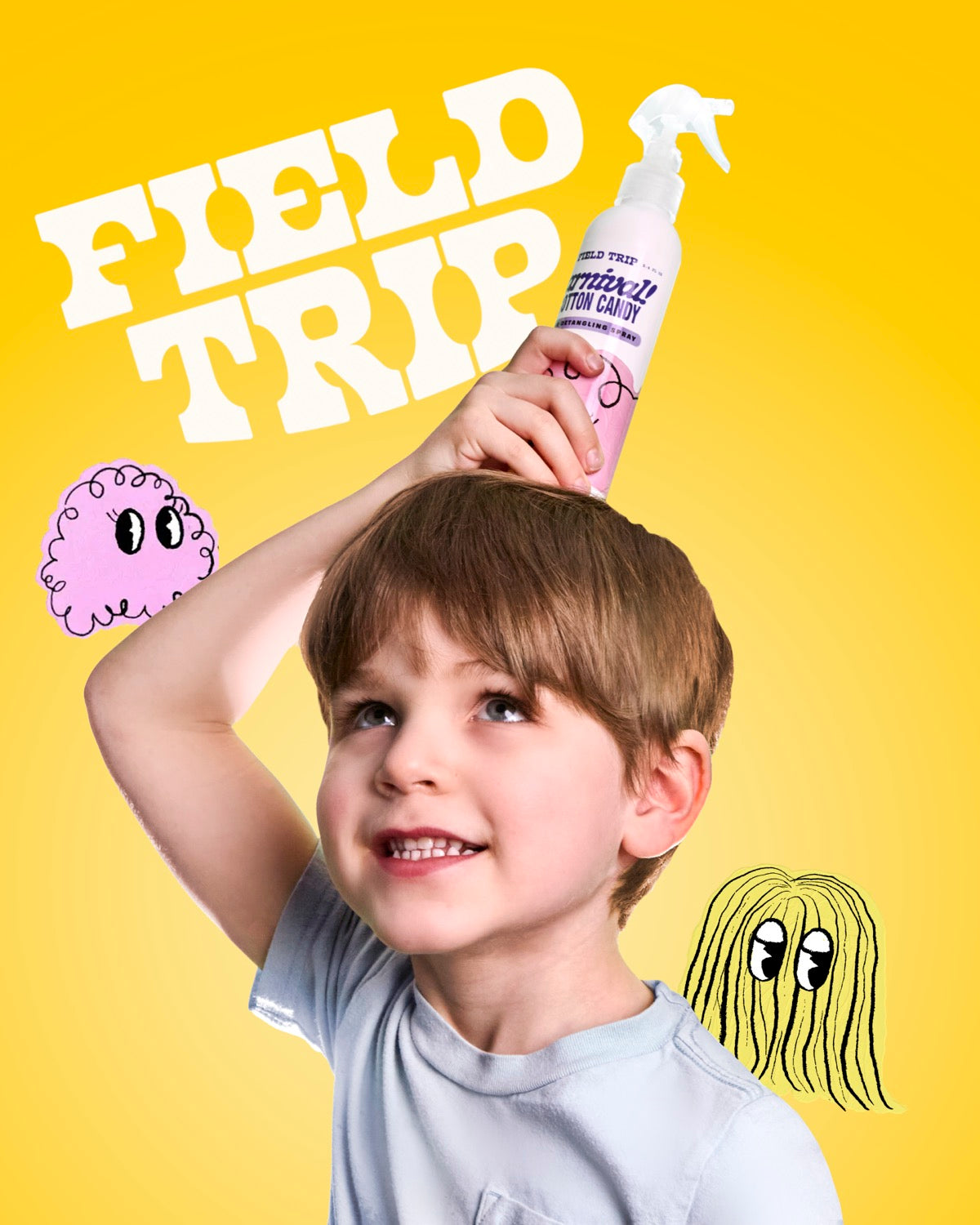 Carnival Detangling Spray Close Up - Credo Clean Kids Hair Care